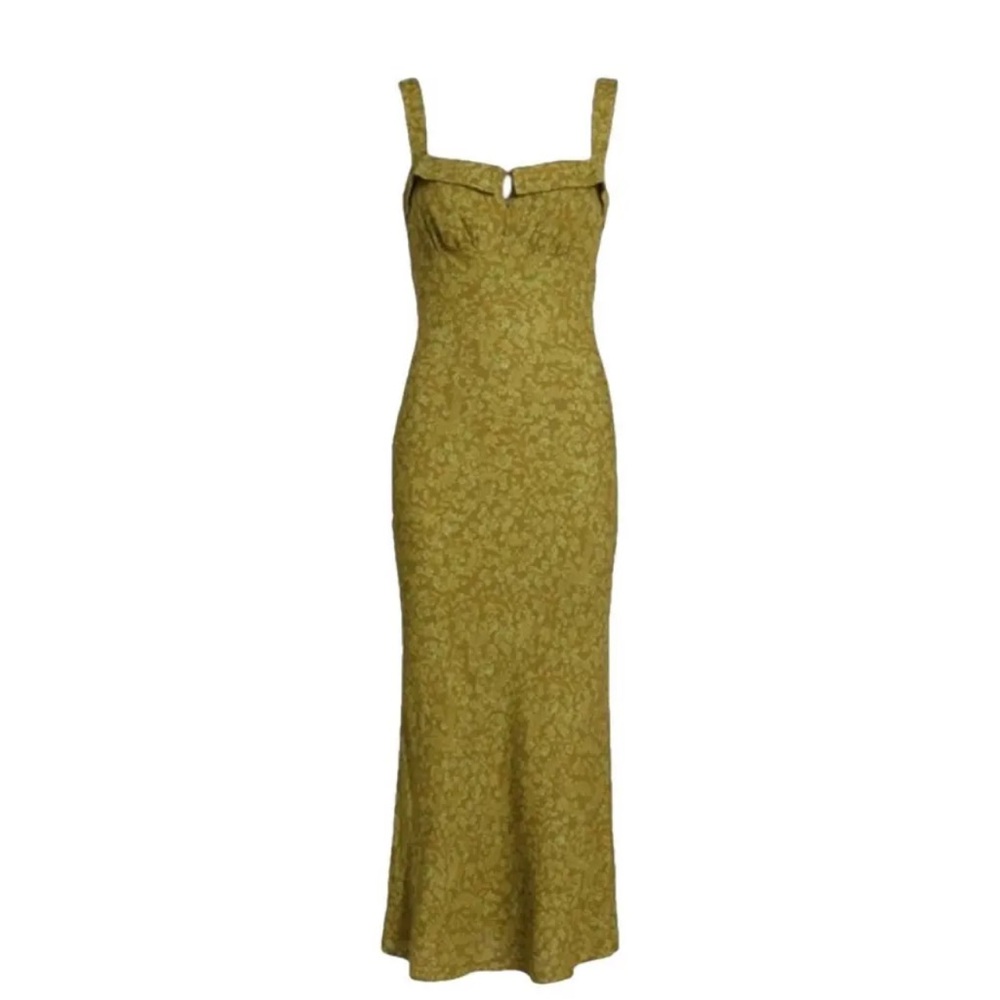 NWT- Sold Out! Reformation Tancy Midi/Long Dress in Esperanza Color
